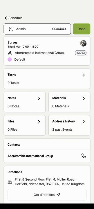 Field app responsive forms demo